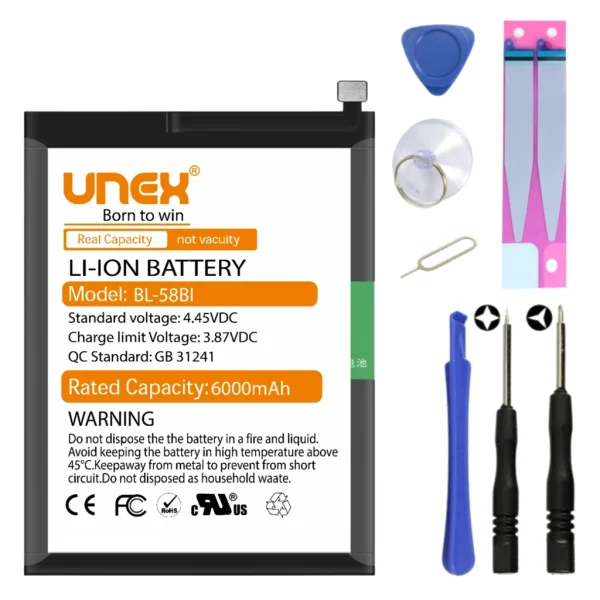 ITEL HOT 9 PLAY BL-58BI Battery Replacement for itel HOT 9 PLAY High Capacity Li-ion Polymer Battery Long lasting Backup.