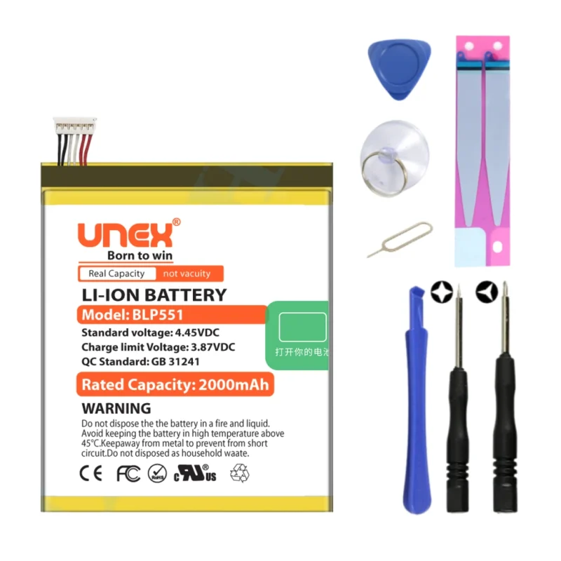 Buy a high-capacity BLP551 Li-ion Polymer battery for your OPPO Find 2 R819. Enjoy long-lasting power and reliable backup.