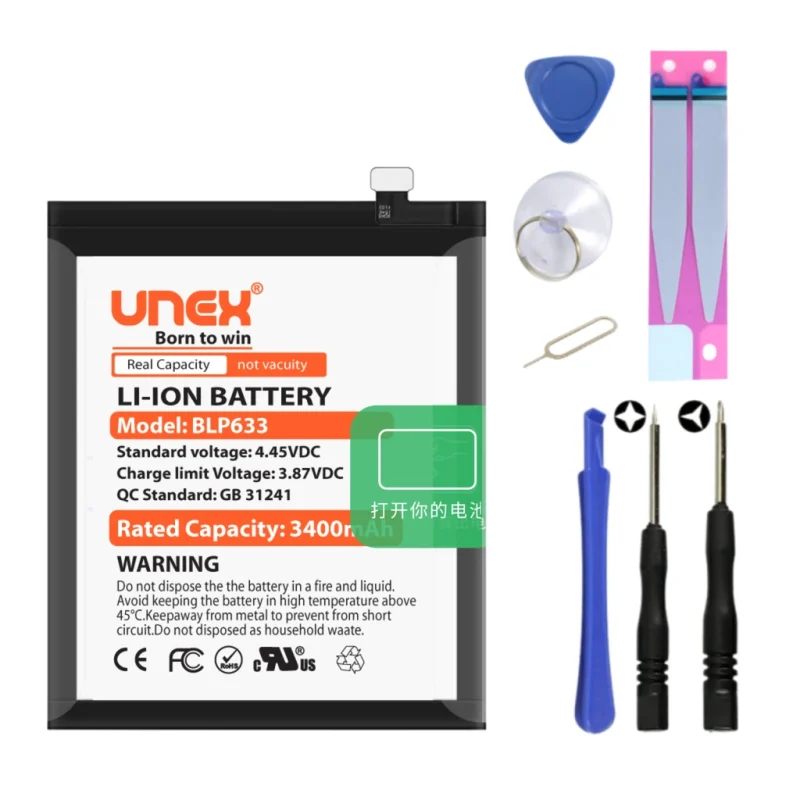 OnePlus 3T,BLP633 Battery Replacement for OnePlus 3T High Capacity Li-ion Polymer Battery Long lasting Backup.