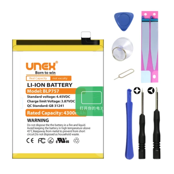 OPPO Realme 6,6 Pro,6S,6i india,BLP757 Battery Replacement for OPPO Realme 6,6 Pro,6S,6i india High Capacity Li-ion Polymer Battery Long lasting Backup.