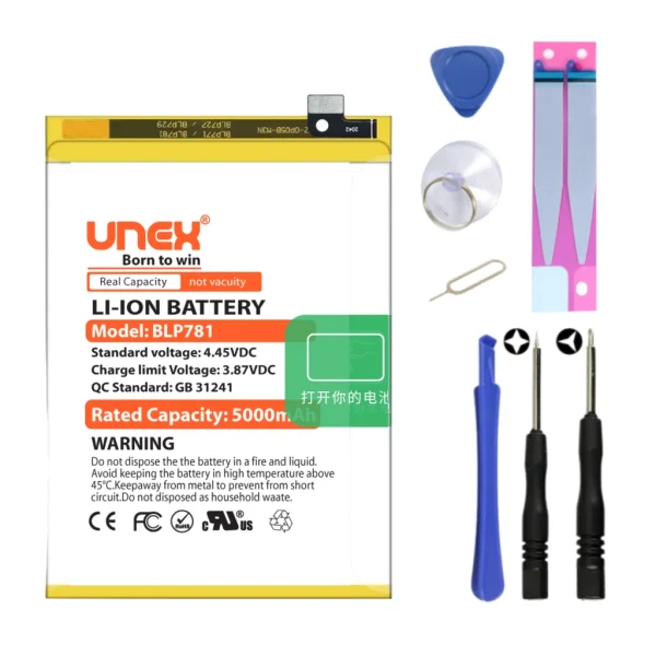 OPPO A52 2020,A92 2020,A72 2020  Battery Replacement for OPPO BLP781 High Capacity Li-ion Polymer Battery Long lasting Backup.