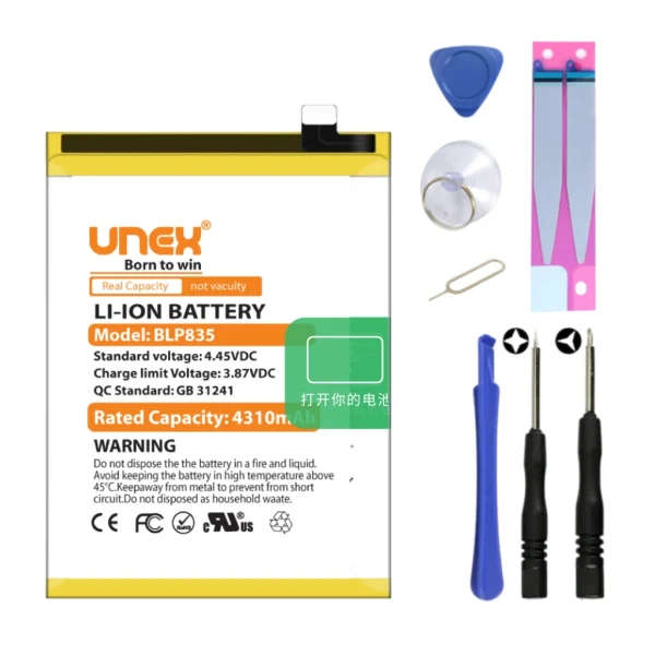 OPPO OPPO Reno5 F,Reno5 Lite,A94,F19 Pro Battery Replacement for OPPO BLP835 High Capacity Li-ion Polymer Battery Long lasting Backup.