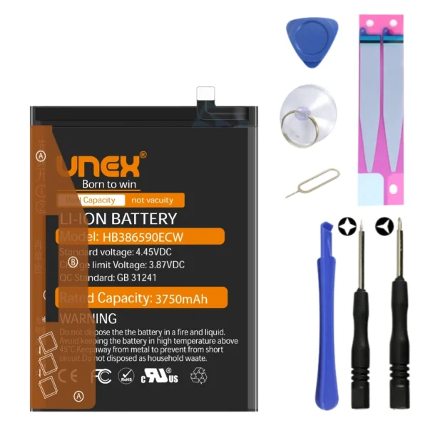 HUAWEI HB386590ECW Battery Replacement for HUAWEI HONOR 9X LITE High Capacity Li-ion Polymer Battery Long lasting Backup.