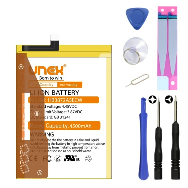 HUAWEI HB3872A5ECW Battery Replacement for HUAWEI HONOR NOTE 8,HONOR V8 MAX High Capacity Li-ion Polymer Battery Long lasting Backup.