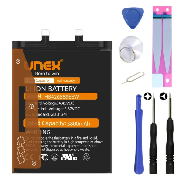 HUAWEI HB426589EEW Battery Replacement for HUAWEI huawei Nova 8 High Capacity Li-ion Polymer Battery Long lasting Backup.