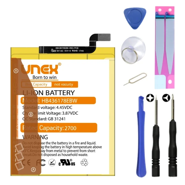 HUAWEI HB436178EBW Battery Replacement for HUAWEI MATE S High Capacity Li-ion Polymer Battery Long lasting Backup.