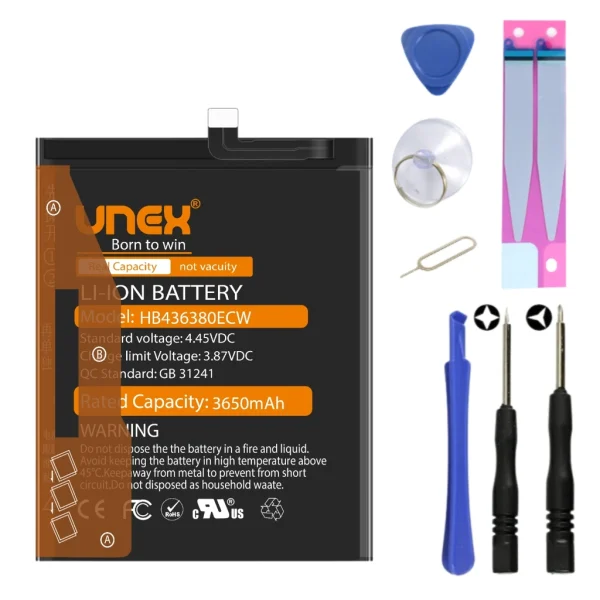 HUAWEI HB436380ECW Battery Replacement for HUAWEI P30,ELE-L29,ELE-L09 High Capacity Li-ion Polymer Battery Long lasting Backup.