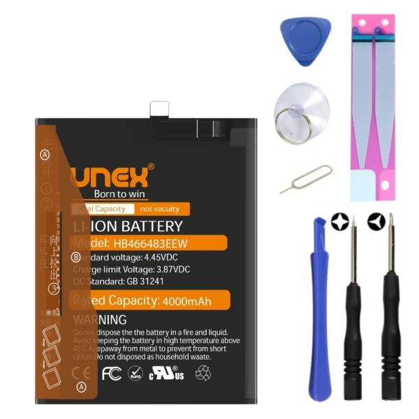 HUAWEI HB466483EEW Battery Replacement for HUAWEI Nova 7 High Capacity Li-ion Polymer Battery Long lasting Backup.
