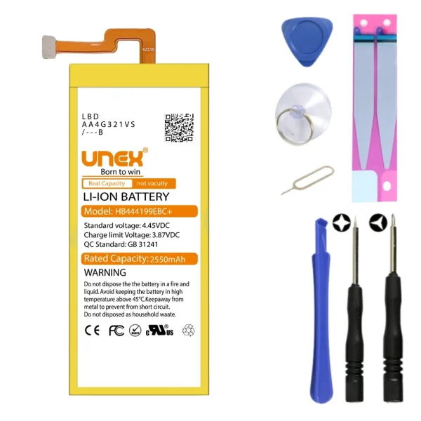 HUAWEI HB444199EBC+ Battery Replacement for HUAWEI HB444199EBC+ High Capacity Li-ion Polymer Battery Long lasting Backup.