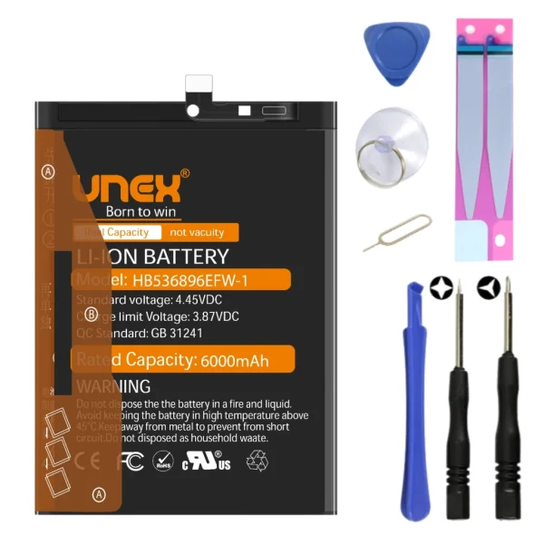 HUAWEI HB536896EFW-1 Battery Replacement for HUAWEI NOVA Y70 High Capacity Li-ion Polymer Battery Long lasting Backup.