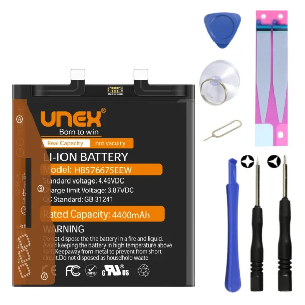 HUAWEI HB576675EEW Battery Replacement for HUAWEI MATE 40 PRO,MATE 40 RS High Capacity Li-ion Polymer Battery Long lasting Backup.