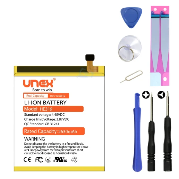 NOKIA 3, HE319 Battery Replacement for nokia 3 High Capacity Li-ion Polymer Battery Long lasting Backup.