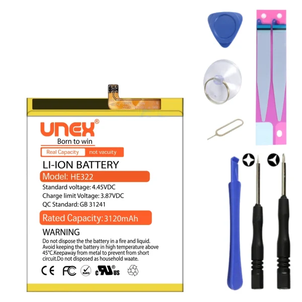 NOKIA HE322 Battery Replacement for nokia HE322 High Capacity Li-ion Polymer Battery Long lasting Backup.