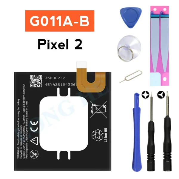 PIXEL 2,G011A-B Battery Replacement for PIXEL 2 High Capacity Li-ion Polymer Battery Long lasting Backup.